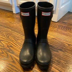 Hunter short rain boot